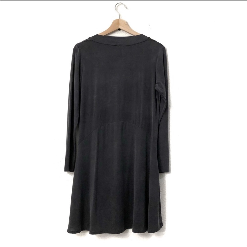 Anthropologie Dolan Toute Gray Swing Dress - Picture 4 of 7